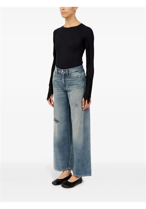 distressed jeans woman blue MM6 MAISON MARGIELA | S52LA0238 M30017994